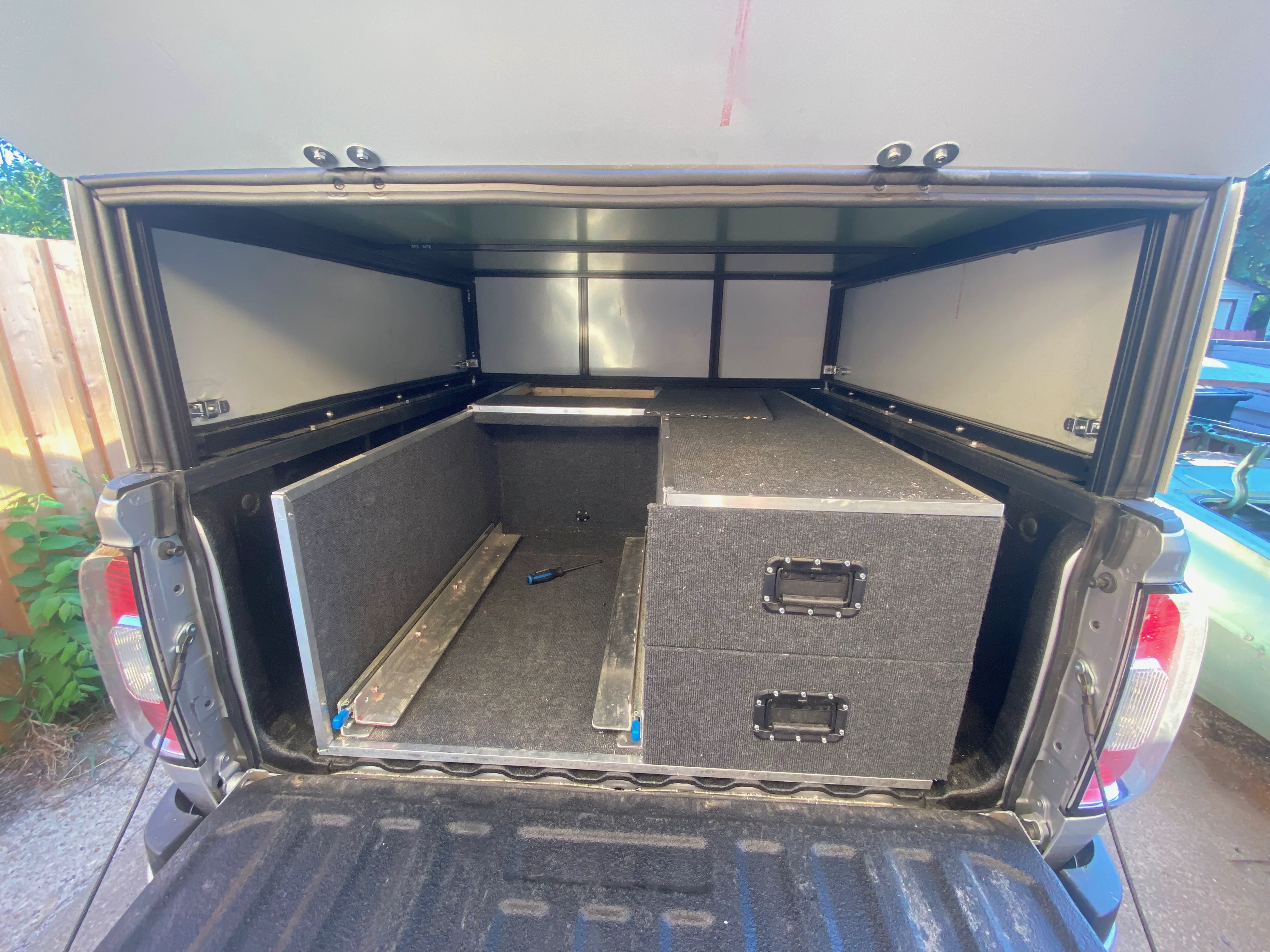 Southco washdown latches installed on side doors